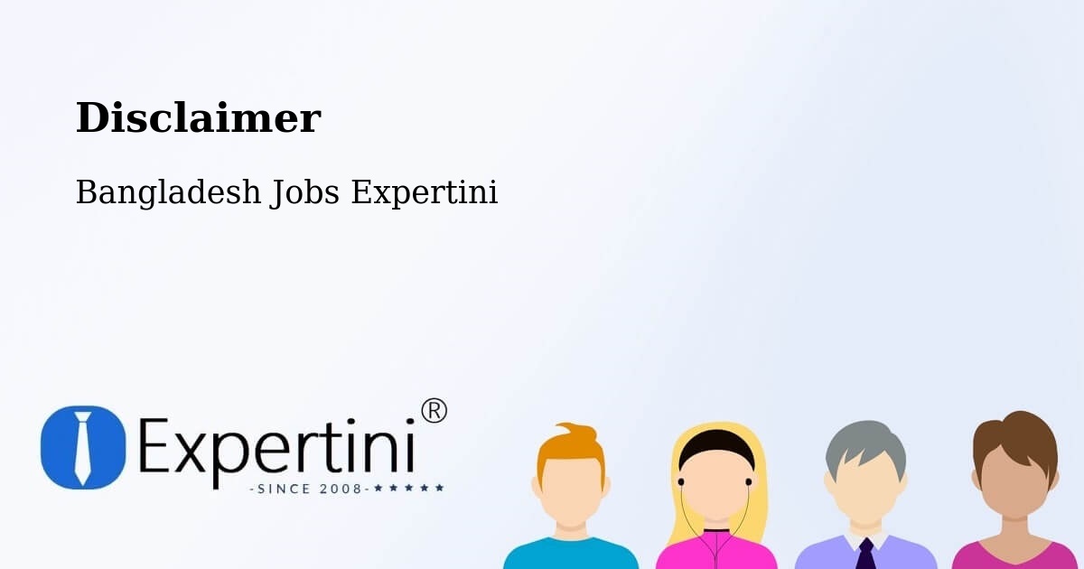 Disclaimer – Joypur Hāt - Bangladesh Jobs Expertini